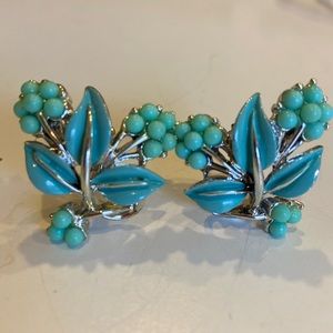 Vintage clip on earrings